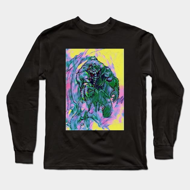 The Man-Thing aka Ted Long Sleeve T-Shirt by Robzilla2000